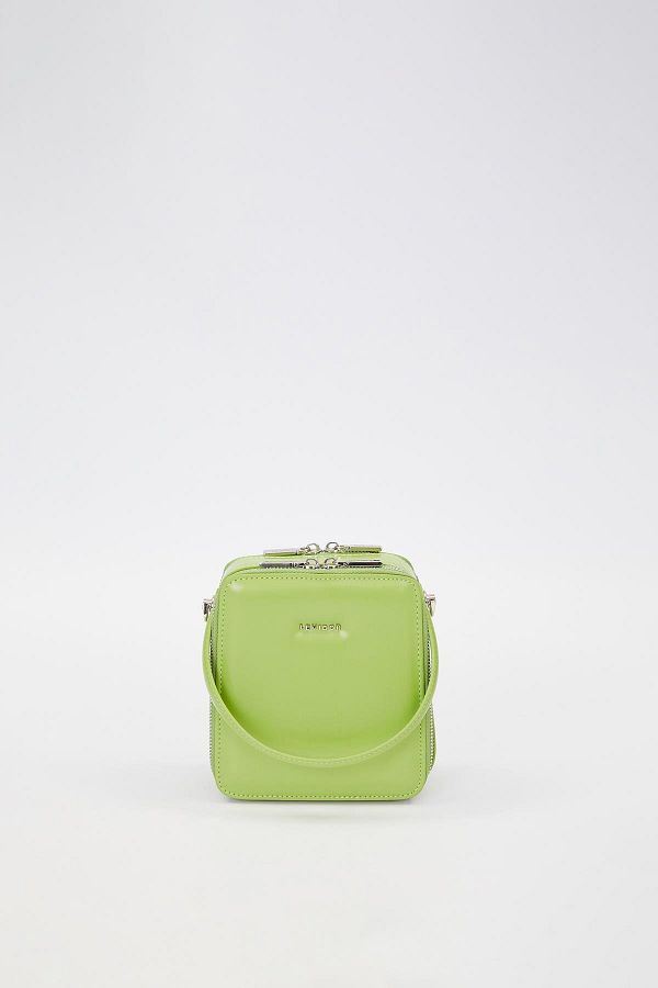 Levidor-Green Rectangular Model Shoulder Bag 1