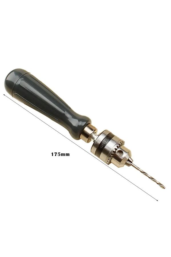 Choice-black Drill Chuck Hand Drill Set with 1.5/2.0/3.0/4.0/5.0mm Bits Manual Drilling Tool Multifunction 1