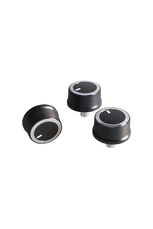 Choice-Black 3pcs Car Ac Heater Control Knob Air-con Buttons Switch Part No.84793085 For Chevrolet Express 1