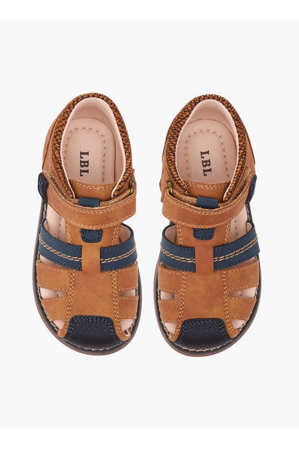 LBL by Shoexpress-Strap Sandals with Hook and Loop Closure 1