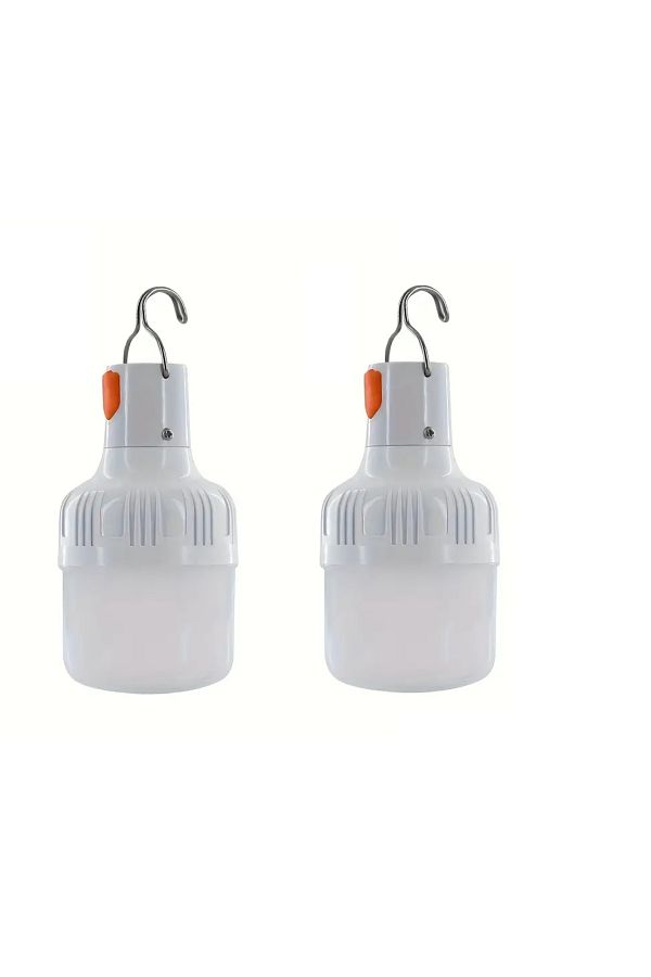 Generic-2LED Portable Emergency Lantern4Camping,Travel,USB Output,Hanging Hook,Rechargeable 150 Lumens 1