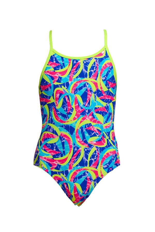 FUNKİTA-Funkita Db Choppy Waters Girls' Swim Trunks - Comfortable and Durable 1