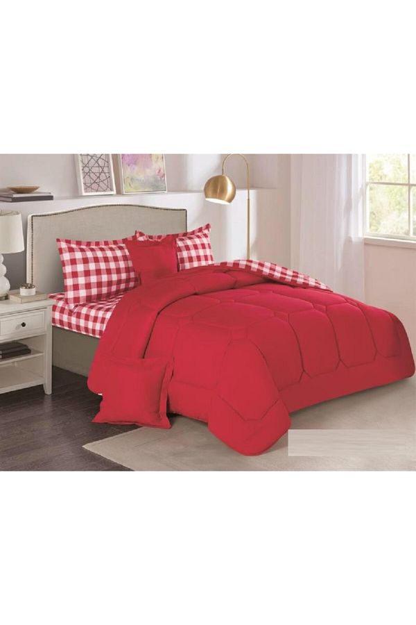 HOURS-Horse Comforter Set, Soft and Durable Fabric, Modern and Distinctive Pattern, Single Size, 4 Pieces, Double-Sided, Randy-005 1