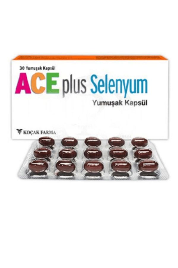 KOÇAK FARMA-Ace Plus سيلينيوم 30 - مكمل كبسولة ناعمة 1