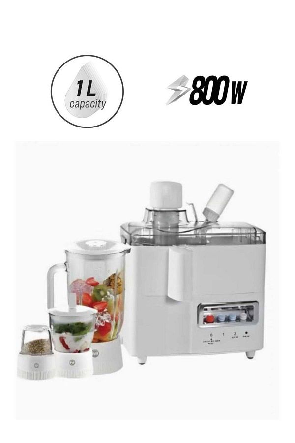 Denx-4 in 1 food processor with 29 functions (blender, grinder, food processor, chopper) | 1 liter | 800 1