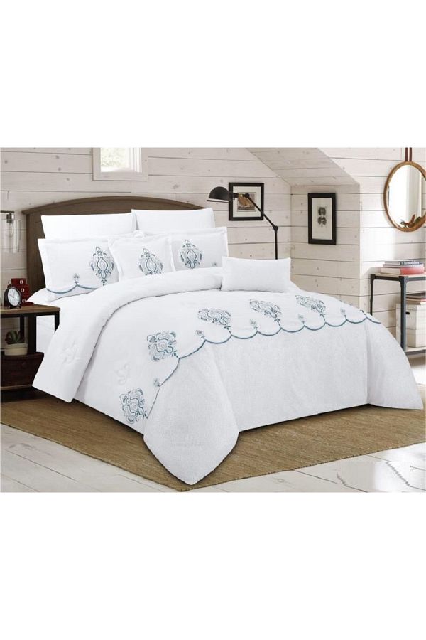 HOURS-Venus-03 8-piece comforter set, made of durable, soft, and distinctive fabric, for two people. 1