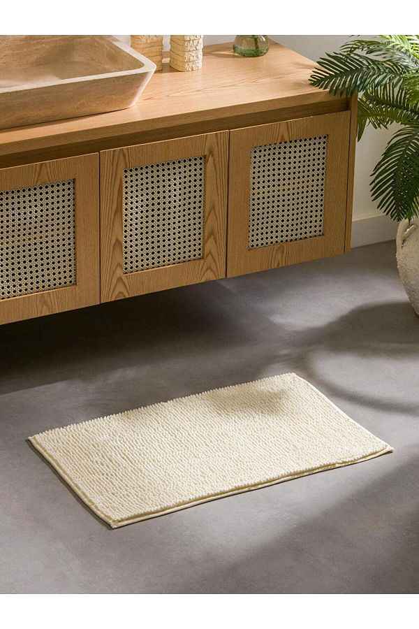 LC Waikiki-Χαλάκι μπάνιου με μοτίβο μπουμπουκιών 50x80 cm (S5) 1