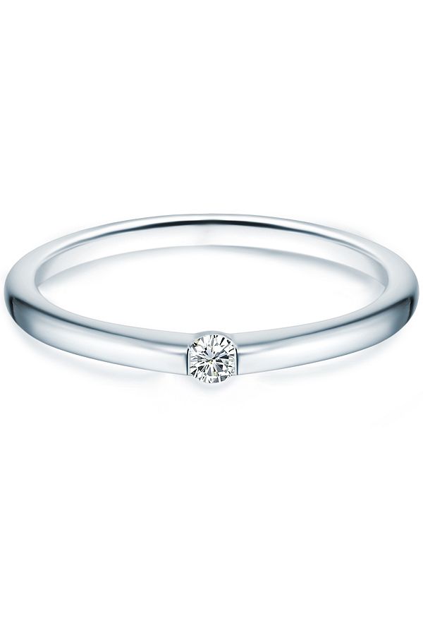 Trilani-Silberring Ring Sterling Silber Zirkonia Weiß 1