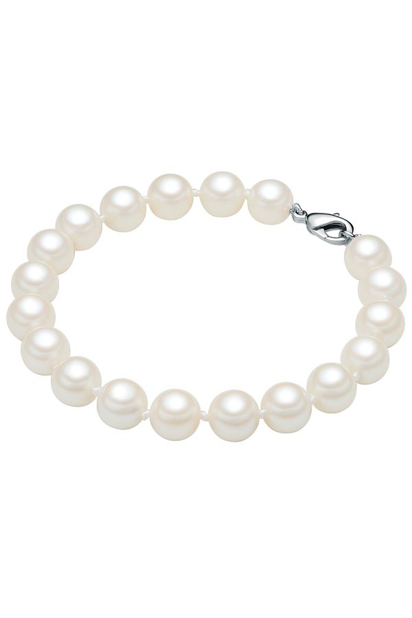Lulu & Jane-Perlenarmband Armband Muschelkernperle Weiß 1