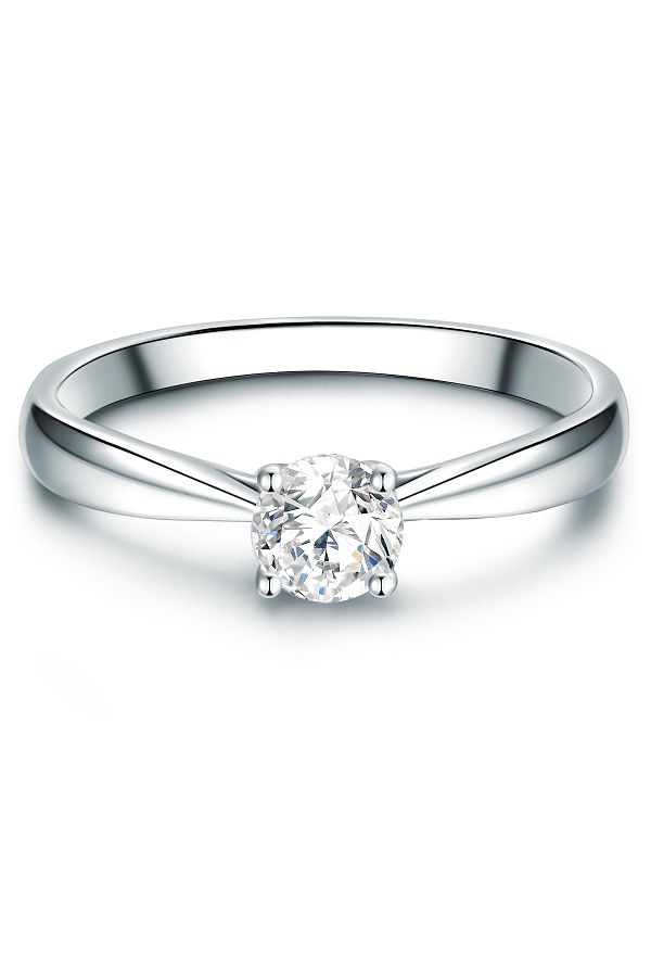 Trilani-Silberring Ring Sterling Silber Zirkonia weiß 1