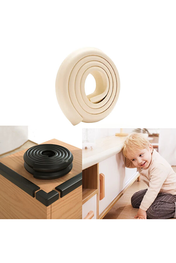 Microcase Sarmal Sünger Bebek ve Çocuk Köşe Kenar Koruyucu Kesilebilir 200 cm - AL5236