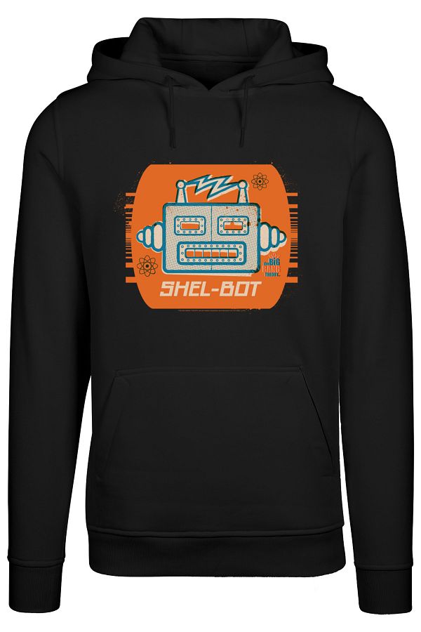 F4NT4STIC-Herren Big Bang Theory Shel-bot Icon And Big Bang Theory With Heavy Hoody 1