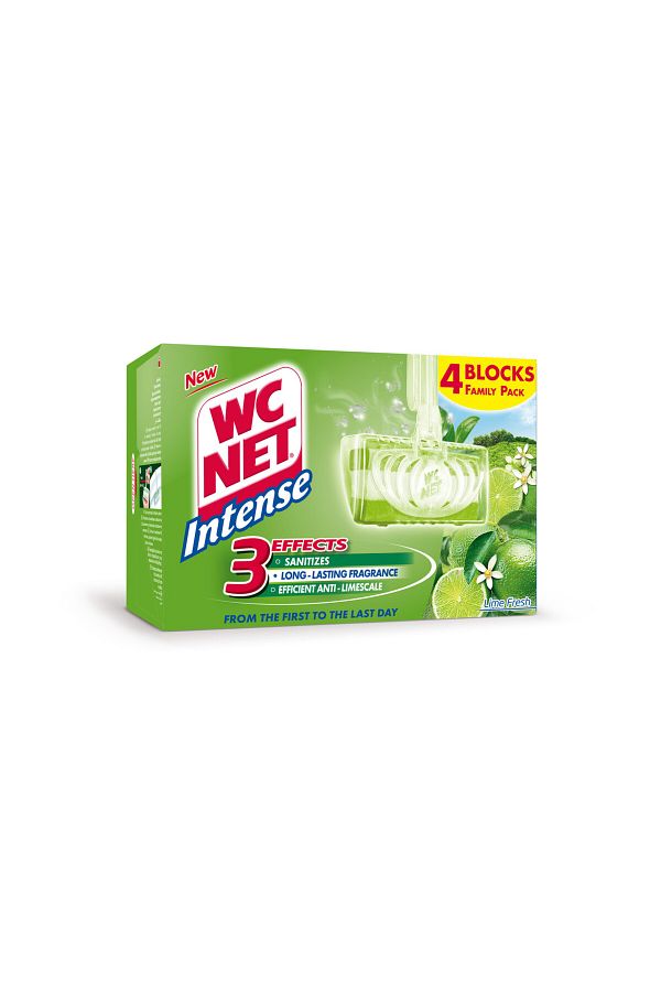 WC NET-INTENSE SOLID RIM BLOCKS LIME FRESH 4PCS 1