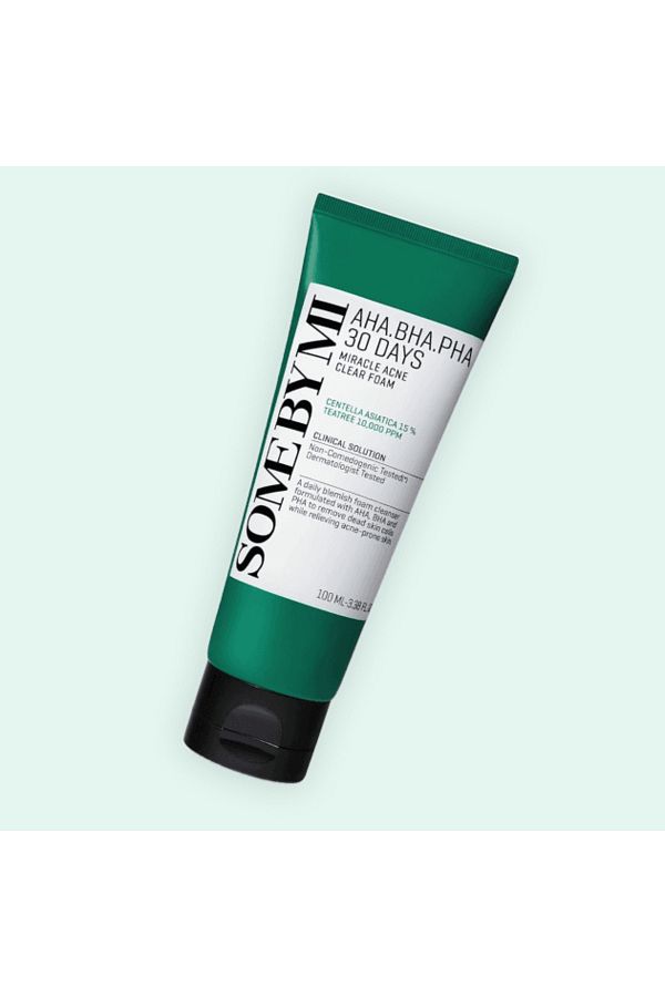 Some By Mi-Spumă de curățare cu AHA, BHA și PHA, Some By Mi, 30 Days Miracle Foam, 100ml 1