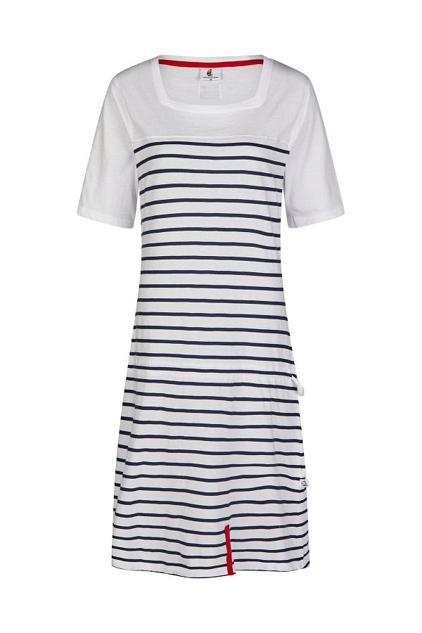 wind sportswear-Maritimes Strandkleid Gestreift, Knielang, Maritim 1