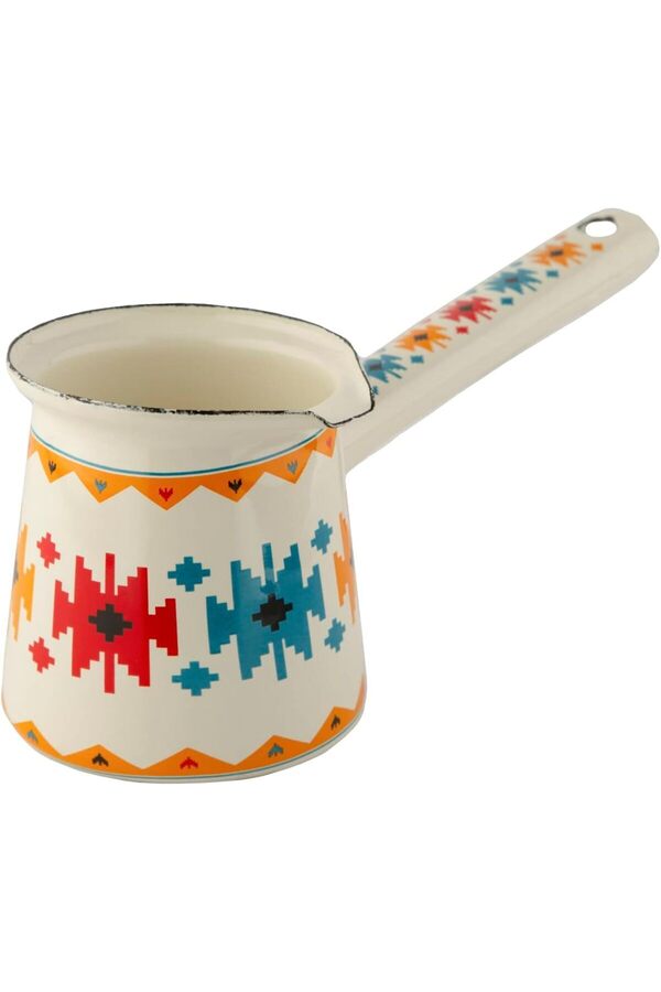 ALSAIF-Saif Ghadar Coffee Pot 400cm, designed for authentic Arabic coffee preparation, beige 1