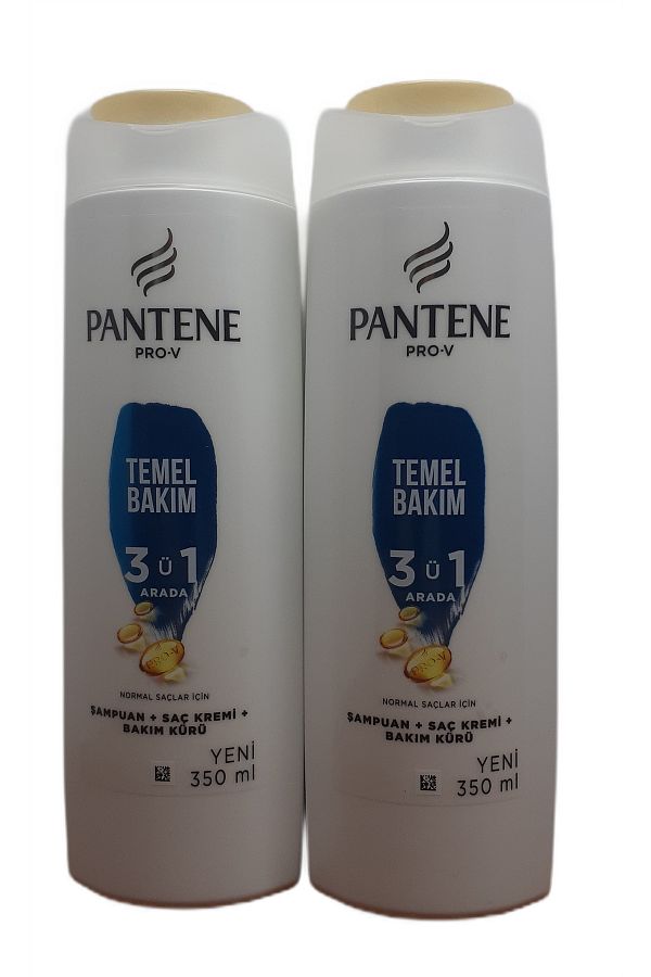 Pantene-Basic Care 3 in 1 350 ml Shampoo X 2 Pcs 1