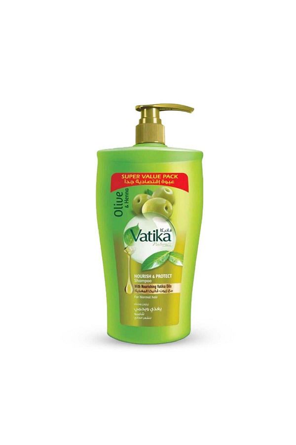Vatika-Vatika Nourishing and Protecting Shampoo with Olive and Henna Extract - 1000 ml 1