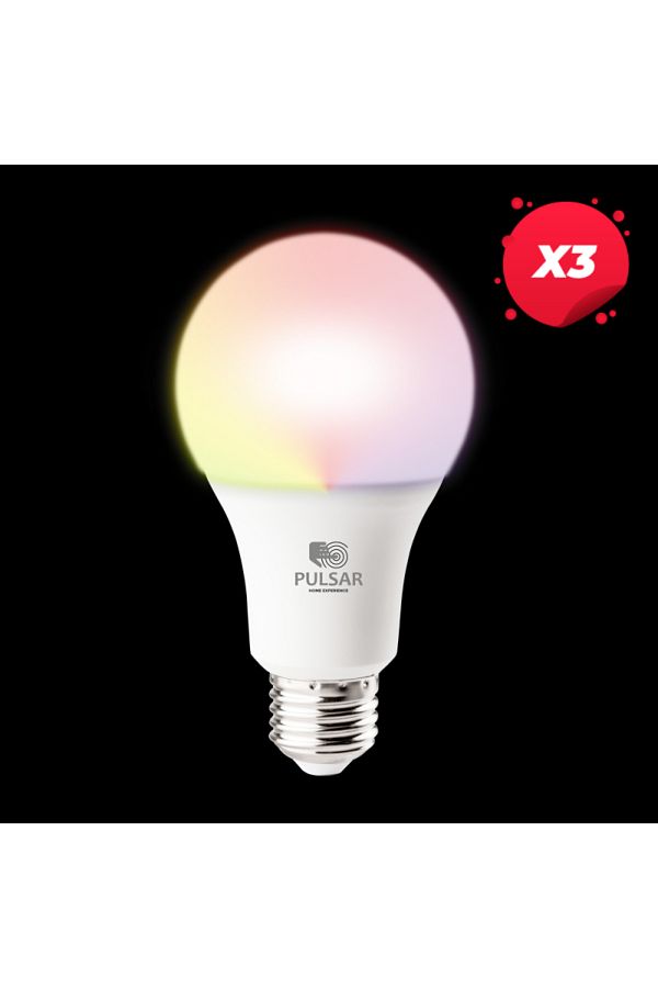 TUYA-X3 - LED bulb A60 10W E27 RGB TUYA Wifi Bluetooth, PULSAR 1