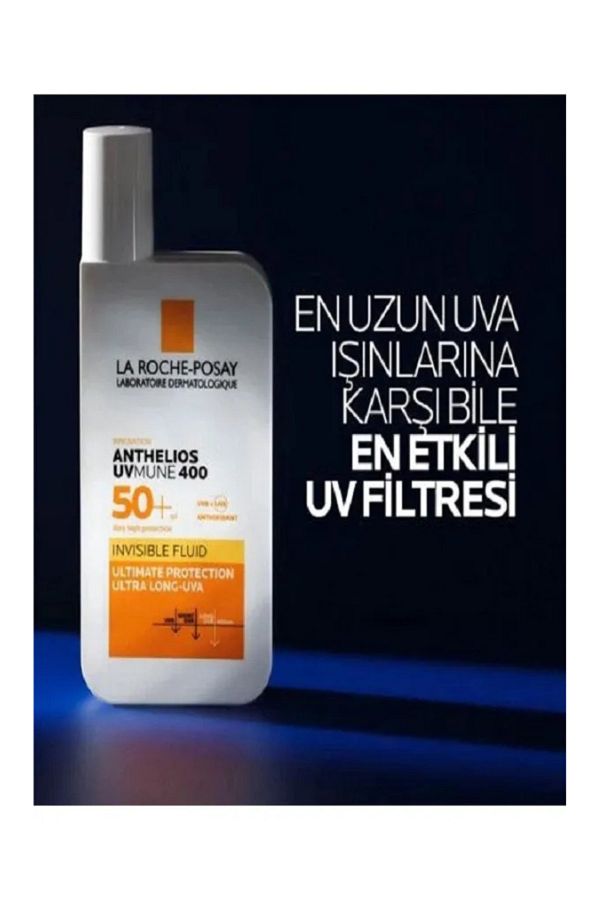 La Roche Posay-Anthelios UVMune 400 Invisible Fluid SPF50+ 50ml | Ultra-Light Sunscreen 1