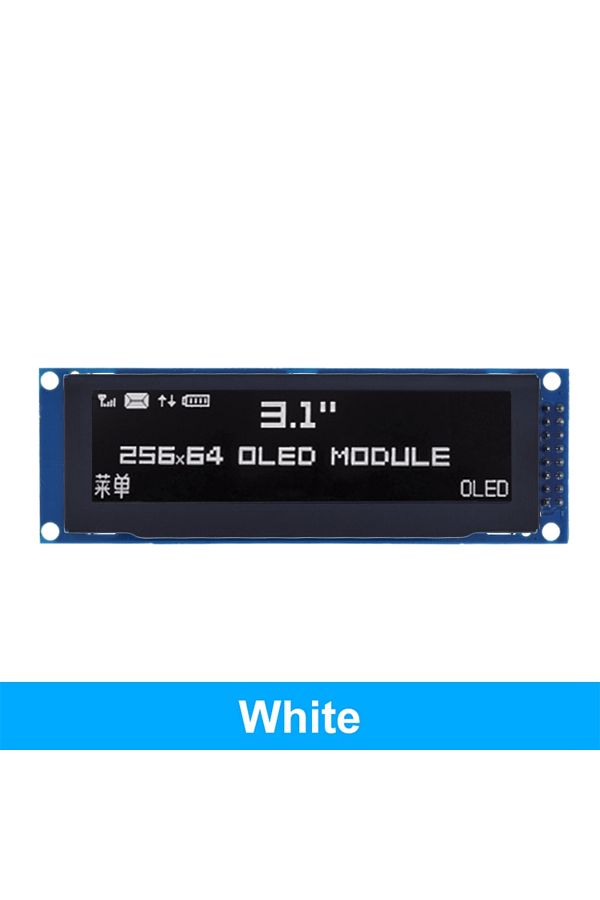 Choice-WHITE DIYTZT Real OLED Display 3.12" 256*64 25664 Dots Graphic LCD Module Display Screen LCM Screen 1
