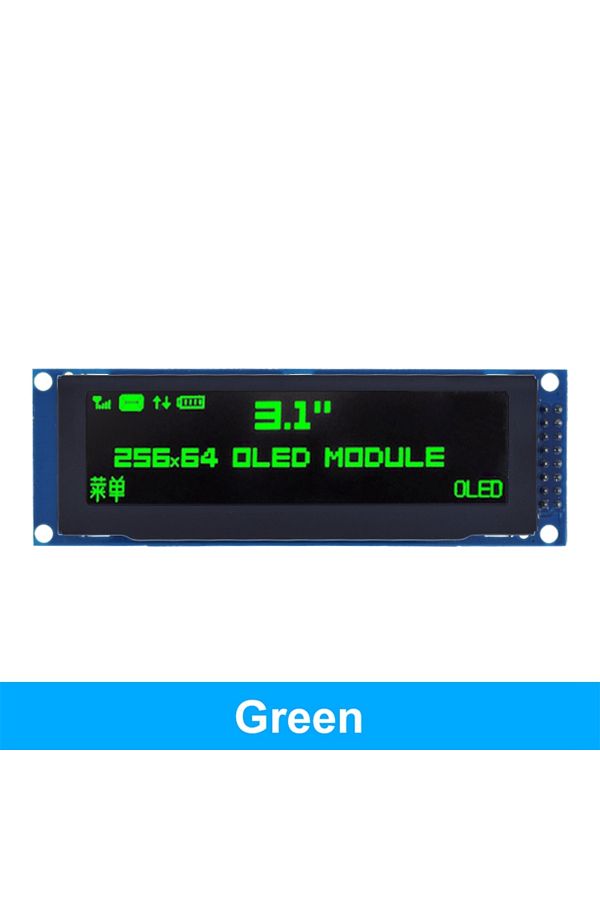 Choice-green DIYTZT Real OLED Display 3.12" 256*64 25664 Dots Graphic LCD Module Display Screen LCM Screen 1
