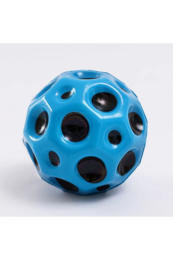 Choice-1pc Blue Perforated Ball Foam Moon Ball Bouncing Ball Practical Hole Ball Soft Bouncing Ball Bouncin 1
