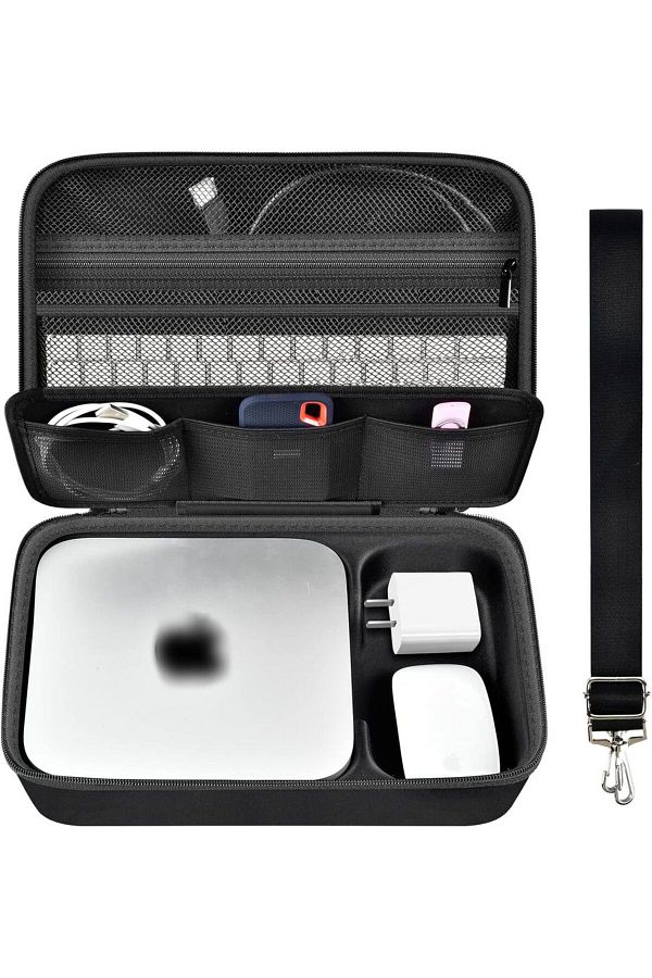 Choice-Black Case Compatible With Apple 2023 Mac Mini M2/ Mac Mini M1 & Mac Mini Previous Model Desktop Com 1