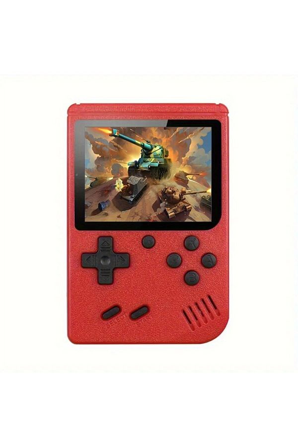 Choice-Red 2.4 Inch LCD Screen Retro Video Game Console Built-in 400 In Handheld Portable Pocket Mini Game 1