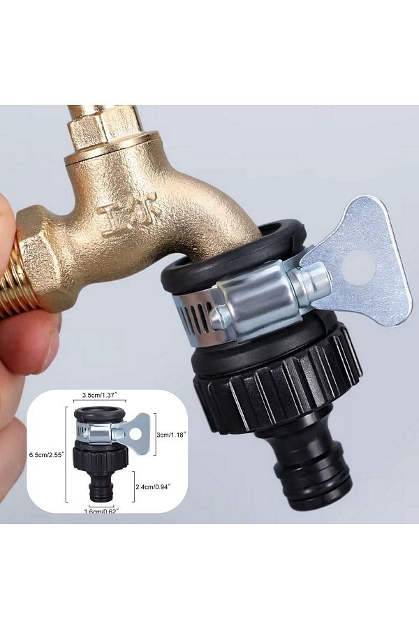 Neler Geldi Neler-1Pc Clamp-On Faucet Adapter Faucet Head Faucet Connector Faucet End 1