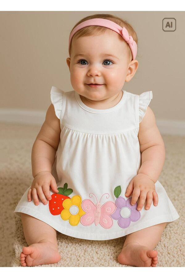 kitikate Organik Boogy Jile Body Beyaz