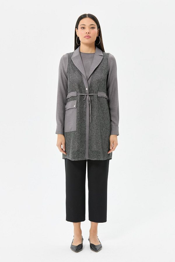 Esswaap-Inner Outer Suit with Mesh Vest Anthracite 1