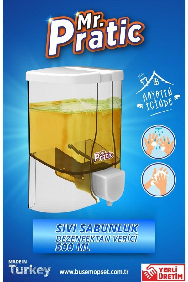 MR.PRATİC-Dozator de săpun lichid Transmițător de dezinfectant 500 ml 1
