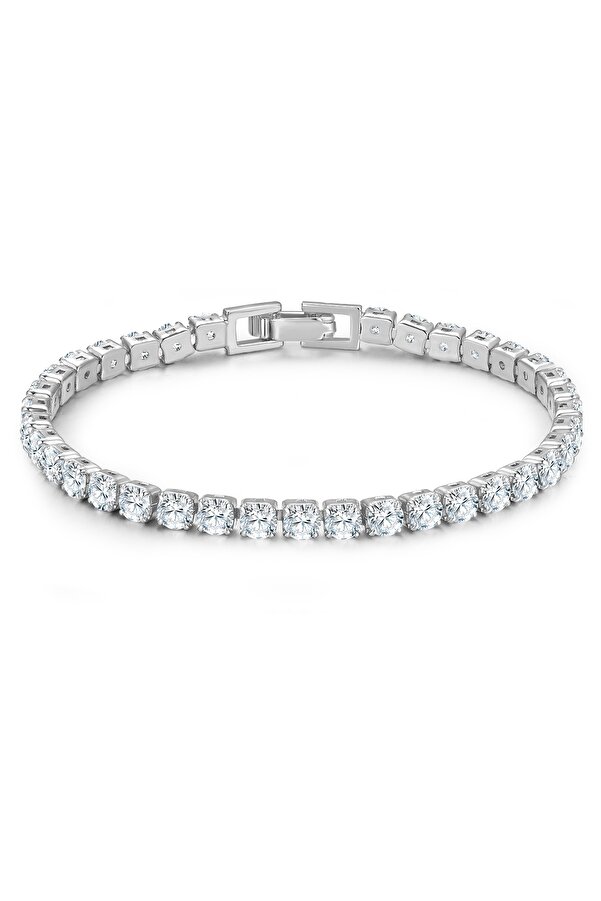 Glanzstücke München-Silberarmband Armband Sterling Silber Zirkonia weiß 1