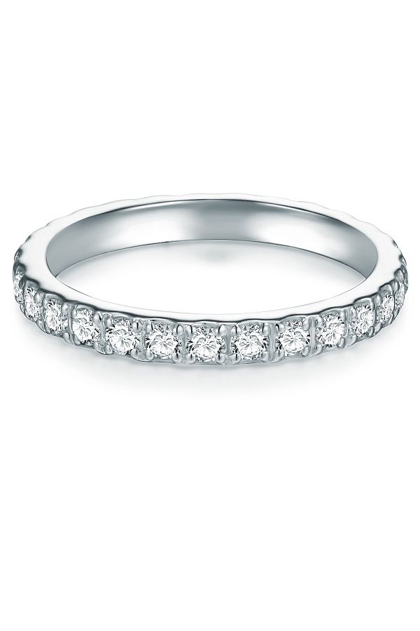 Trilani-Silberring Ring Sterling Silber Zirkonia Weiß 1