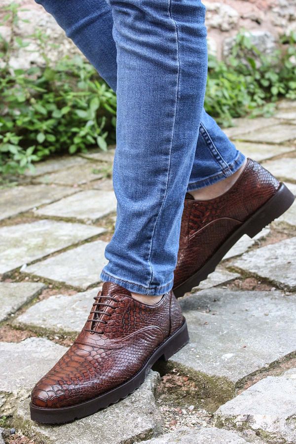 FAST STEP-Genuine Leather Men's Classic Shoes 252Ma6336 1