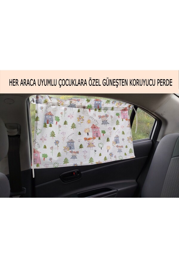 twowall Araç Perdesi Bebek Çocuk Gölgelik, Oto Cam Perde