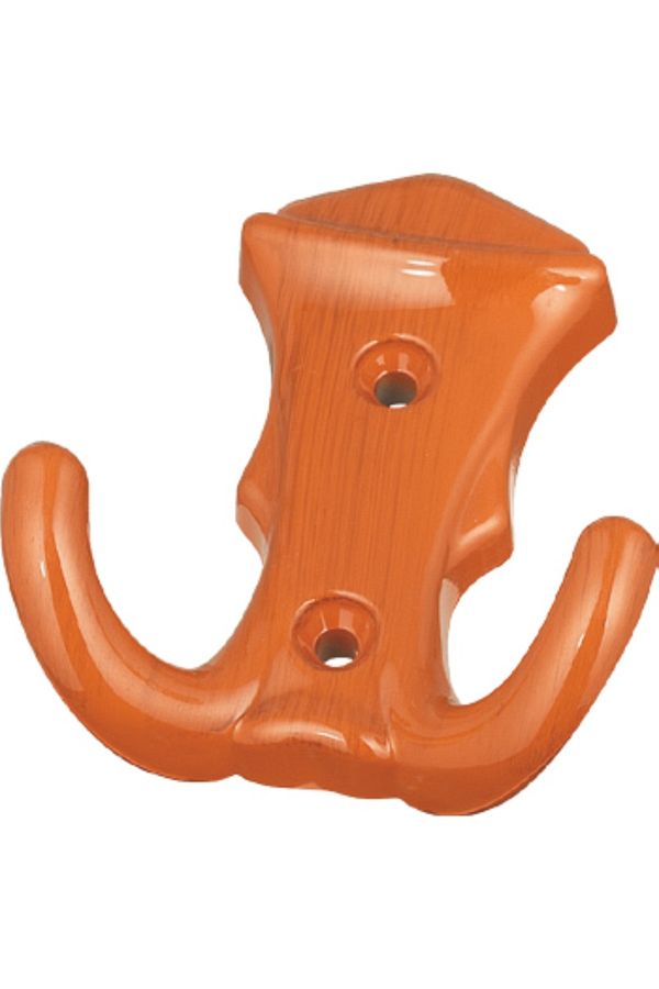 flores-Plastic hanger, H 75 mm, 3103-01, oak 1
