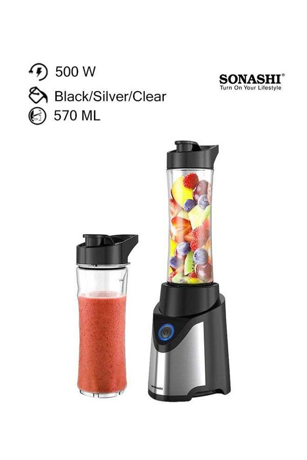 sonashi-Portable Sports Blender – One-Touch Button Smoothie Maker with 570ML BPA-Free Sports Bottle with T 1