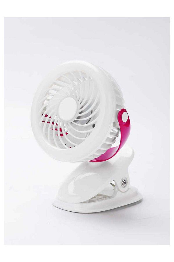 Geepas-Rechargeable Clip Fan with LED Light Two Quiet Speeds with 7 Hours Continuous Working GF21137 white 1
