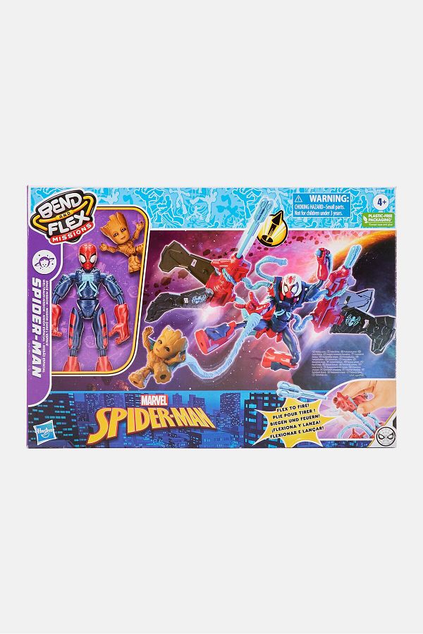 Hasbro-Spiderman Bend And Flex Space Mission, Blue Combo 1