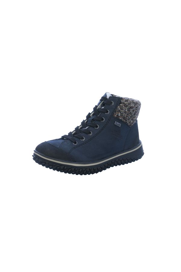 Rieker-Schnür-stiefeletten ’für Damen In Blau’ 1