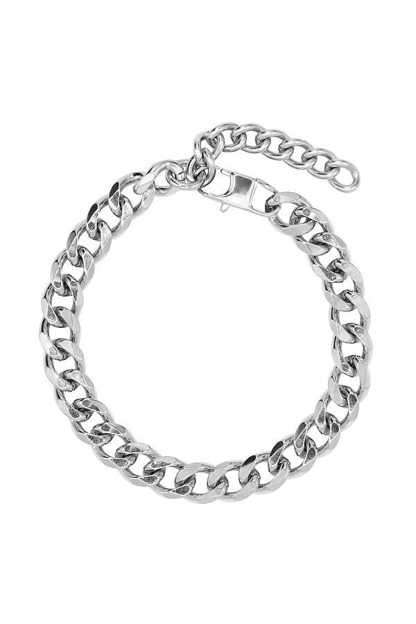 Heideman-Gliederarmband Für Herren Jake Silberfarben Poliert Basic 1