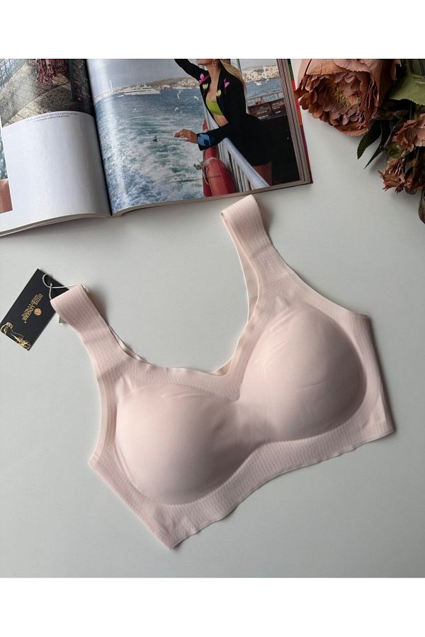 İntive Lingerie-Intive Seamless Push-Up Invisible Bralet with Removable Pad - Imported Bra 1