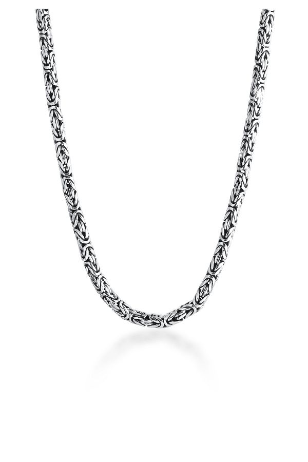 KUZZOI-Halskette Bali Königskette 925 Sterling Silber 1
