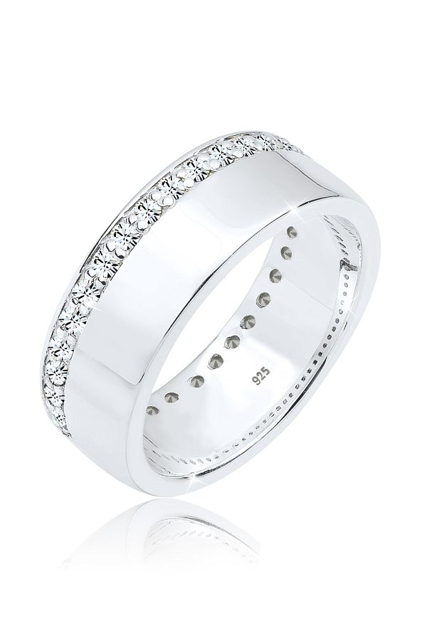 ELLI-Ringschiene Kristall 925 Sterling Silber 1
