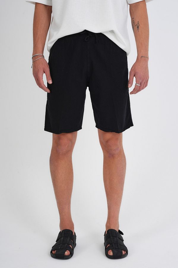Redline-Ανδρικό βαμβακερό σορτς Defy Linen Look 1