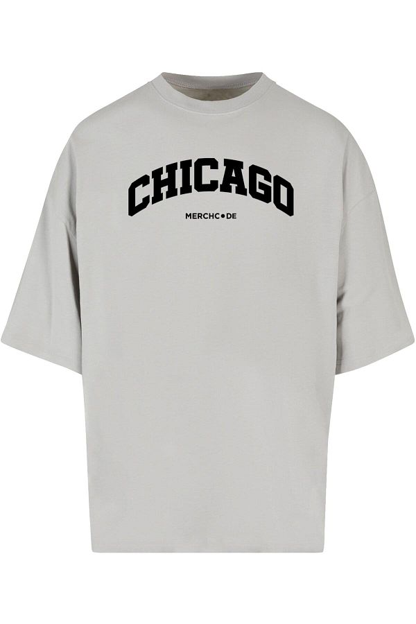 Merchcode-Herren Chicago Wording - Huge Tee 1