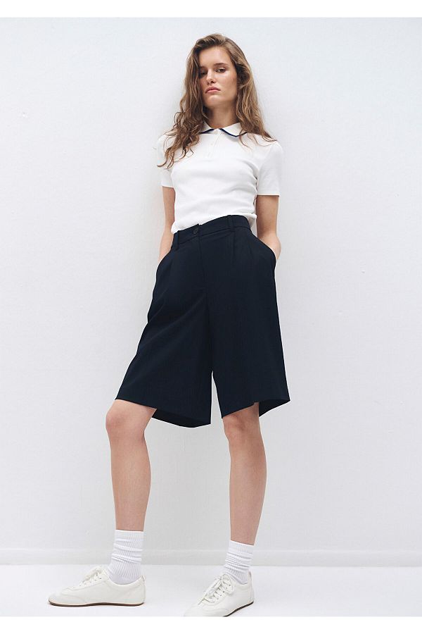 Mavi-Navy Blue Bermuda Shorts 1410181 -82318 1