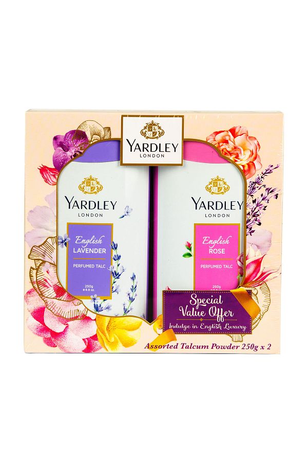 YARDLEY-Perfumed Talc Assorted 2 x 250 g 1